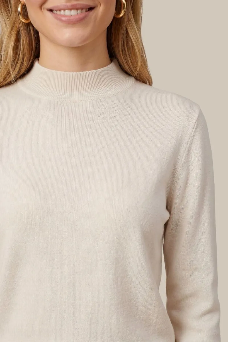 CS The Label Ambra Knit Pullover Sand, gebreide trui